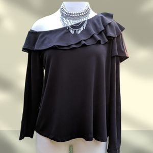 NWOT ~ GIBSON Off-The-Shoulder Ruffled Top